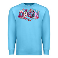 Ocean Blue Valentine OBGYN Premium Sweatshirt - CowhideDigitalArt