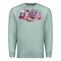 Seafoam Valentine OBGYN Premium Sweatshirt - CowhideDigitalArt