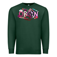 Sports Green Valentine OBGYN Premium Sweatshirt - CowhideDigitalArt