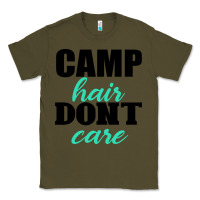 Army Green Camp Hair Don't Care Black Classic Tee - Bettercallsaul