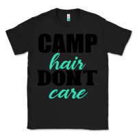 Black Camp Hair Don't Care Black Classic Tee - Bettercallsaul