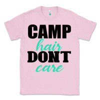 Bubblegum Pink Camp Hair Don't Care Black Classic Tee - Bettercallsaul