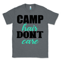 Charcoal Heather Camp Hair Don't Care Black Classic Tee - Bettercallsaul