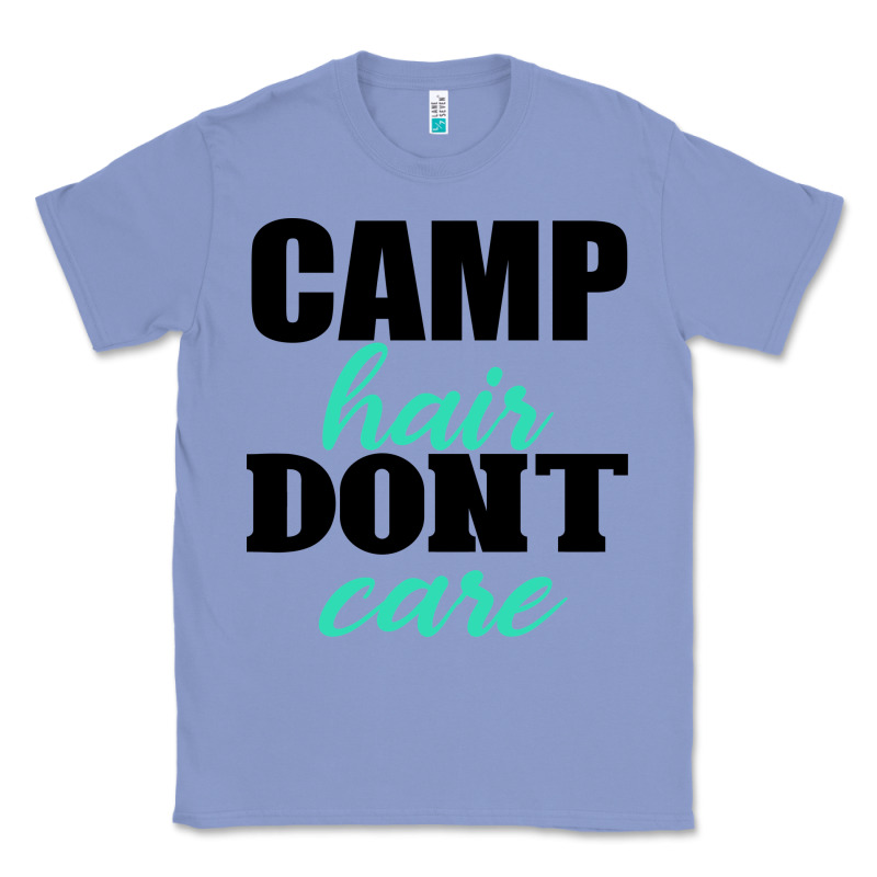 Camp Hair Don't Care Black Classic Tee by Bettercallsaul | Teevron