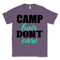 Lavender Camp Hair Don't Care Black Classic Tee - Bettercallsaul