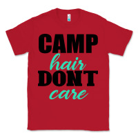 Red Camp Hair Don't Care Black Classic Tee - Bettercallsaul
