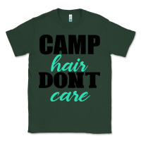 Sports Green Camp Hair Don't Care Black Classic Tee - Bettercallsaul