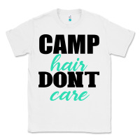 White Camp Hair Don't Care Black Classic Tee - Bettercallsaul