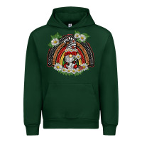 Forest Green ladybuy gnomies rainbow Urban Hoodie - BarkalooDesign