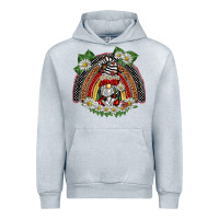 Heather Grey ladybuy gnomies rainbow Urban Hoodie - BarkalooDesign