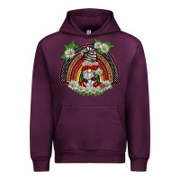Mauve Wine ladybuy gnomies rainbow Urban Hoodie - BarkalooDesign