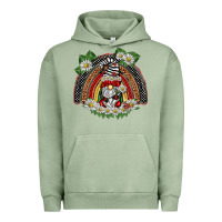 Pigment Oil Green ladybuy gnomies rainbow Urban Hoodie - BarkalooDesign