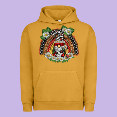 Ladybuy Gnomies Rainbow Urban Hoodie Designed By Barkaloodesign