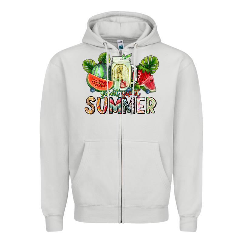 Sweet Sweet Summer Zipper Hoodie by CowhideDigitalArt | Teevron