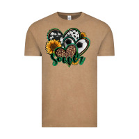 Vintage Coffee soccer hearts Vintage Tee - Jasminsmagicworld
