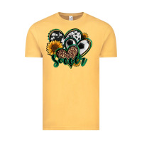 Vintage Mustard soccer hearts Vintage Tee - Jasminsmagicworld
