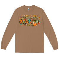 Toasted Coconut gather here with grateful hearts Long Sleeve Tee - CowGirlArtShop