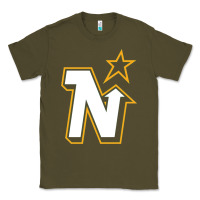 Army Green vintage minnesota hockey   retro north stars Classic Tee - lanVoArt