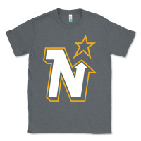 Charcoal Heather vintage minnesota hockey   retro north stars Classic Tee - lanVoArt