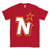 Red vintage minnesota hockey   retro north stars Classic Tee - lanVoArt