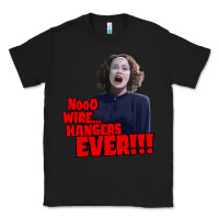 Black nooo wire hangers.. ever!!! vintage mommie dearest quote print Classic Tee - lanVoArt