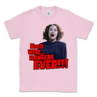 Bubblegum Pink nooo wire hangers.. ever!!! vintage mommie dearest quote print Classic Tee - lanVoArt