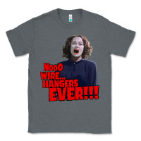 Charcoal Heather nooo wire hangers.. ever!!! vintage mommie dearest quote print Classic Tee - lanVoArt