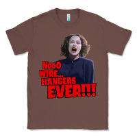 Chestnut nooo wire hangers.. ever!!! vintage mommie dearest quote print Classic Tee - lanVoArt
