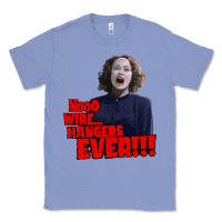 Colony Blue nooo wire hangers.. ever!!! vintage mommie dearest quote print Classic Tee - lanVoArt