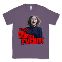 Lavender nooo wire hangers.. ever!!! vintage mommie dearest quote print Classic Tee - lanVoArt