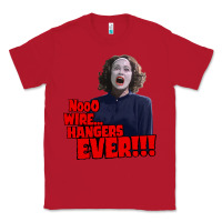 Red nooo wire hangers.. ever!!! vintage mommie dearest quote print Classic Tee - lanVoArt