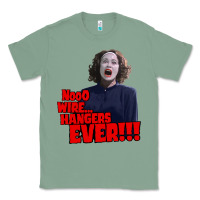 Sage nooo wire hangers.. ever!!! vintage mommie dearest quote print Classic Tee - lanVoArt