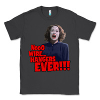Smoke nooo wire hangers.. ever!!! vintage mommie dearest quote print Classic Tee - lanVoArt