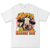 White Happy Easter Day Premium Tee - LillyAllenDesigns