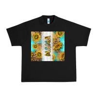 Black western mother's day mama with turquoise and sunflowers and leopard tu Urban Heavy Tee - TumblerDesignByShophia