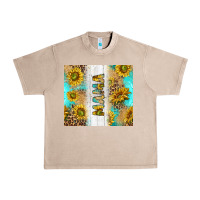 French Oak western mother's day mama with turquoise and sunflowers and leopard tu Urban Heavy Tee - TumblerDesignByShophia