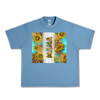 Pebble Blue western mother's day mama with turquoise and sunflowers and leopard tu Urban Heavy Tee - TumblerDesignByShophia
