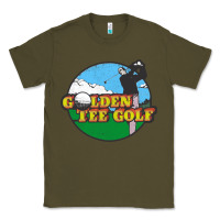 Army Green golden tee golf Classic Tee - lanVoArt