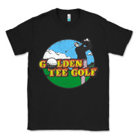 Black golden tee golf Classic Tee - lanVoArt