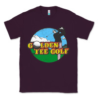 Plum golden tee golf Classic Tee - lanVoArt