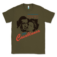 Army Green casablanca Classic Tee - lanVoArt