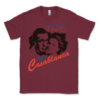 Burgundy casablanca Classic Tee - lanVoArt