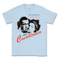 Dusty Blue casablanca Classic Tee - lanVoArt