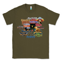 Army Green cedar point roller coaster  designer Classic Tee - lanVoArt