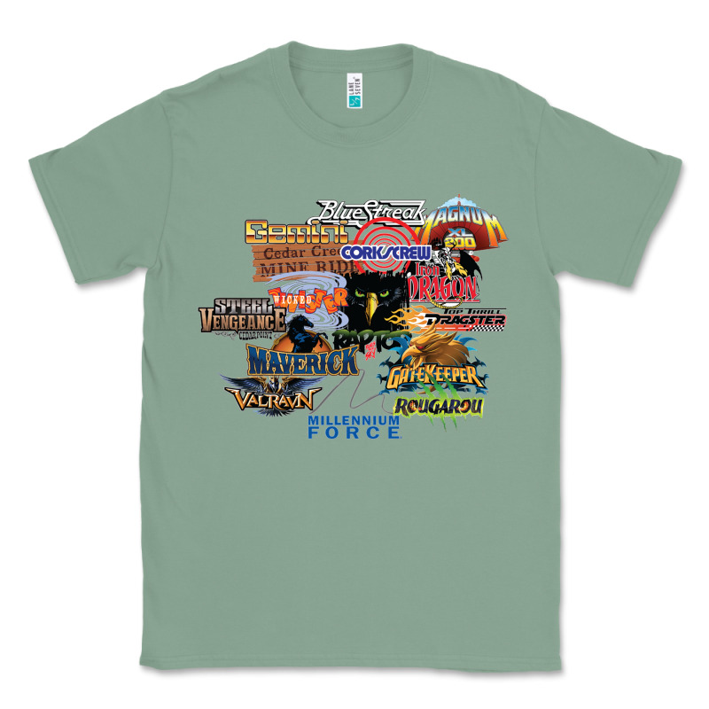 Cedar Point Roller Coaster  Designer Classic Tee by lanVoArt | Teevron