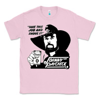 Bubblegum Pink johnny paycheck shirt take this job and shove it vintage country music Classic Tee - lanVoArt