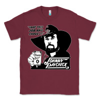 Burgundy johnny paycheck shirt take this job and shove it vintage country music Classic Tee - lanVoArt