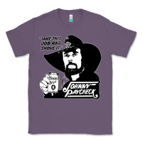Lavender johnny paycheck shirt take this job and shove it vintage country music Classic Tee - lanVoArt