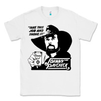 White johnny paycheck shirt take this job and shove it vintage country music Classic Tee - lanVoArt