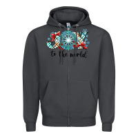 Smoke Joy to the World Zipper Hoodie - CowhideDigitalArt